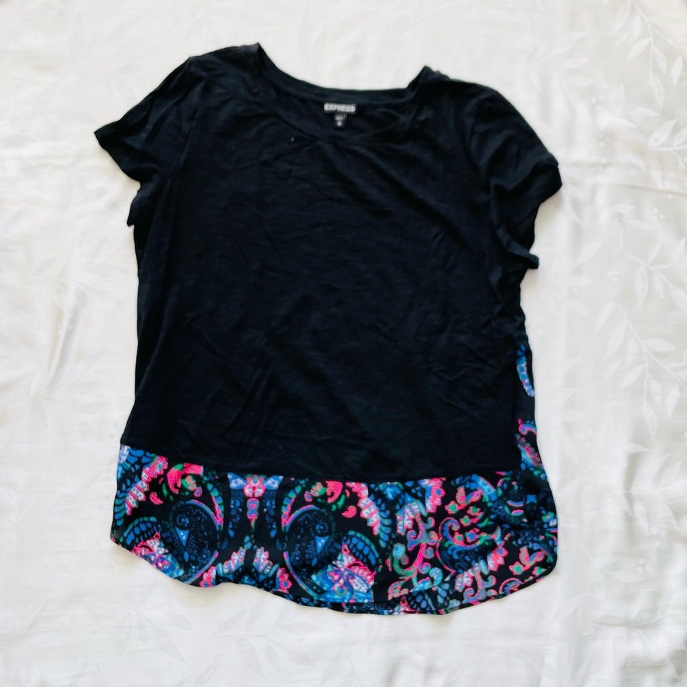 Express Mixed Media Tee